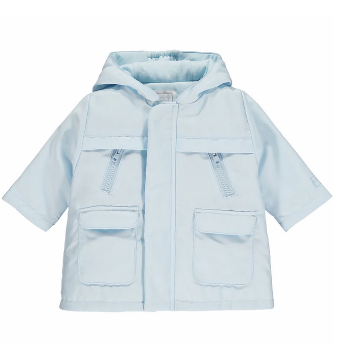 Emile et Rose Benji Blue Hooded Jacket