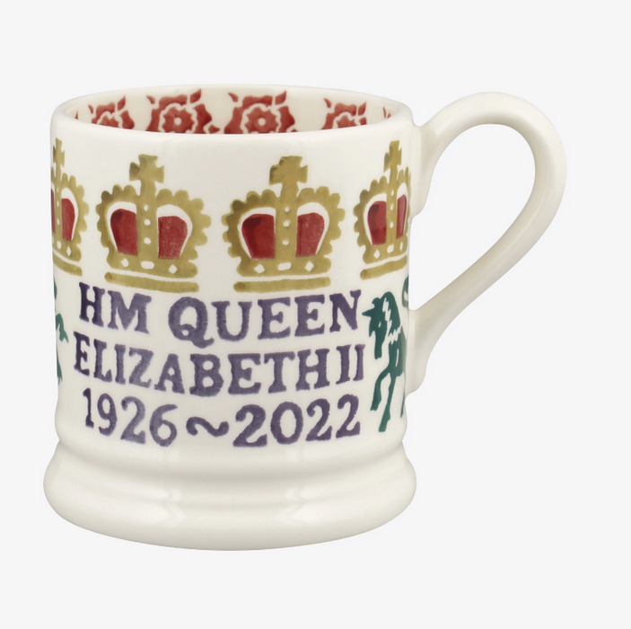 Emma Bridgewater Queen Elizabeth II Half Pint Mug