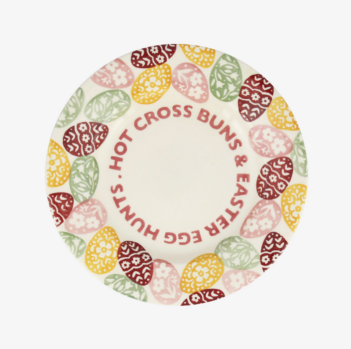 Emma Bridgewater Easter Eggs Hot Cross Buns 8.5inch Plate