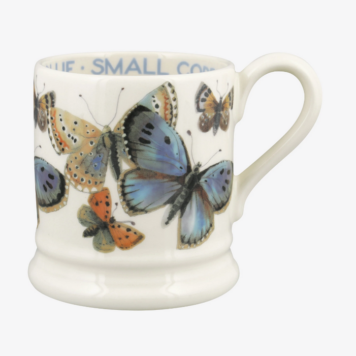 Emma Bridgewater Common Blue Butterfly 1/2 Pint Mug