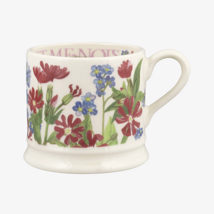 Emma Bridgewater Forget Me Not & Red Campion Small Mug