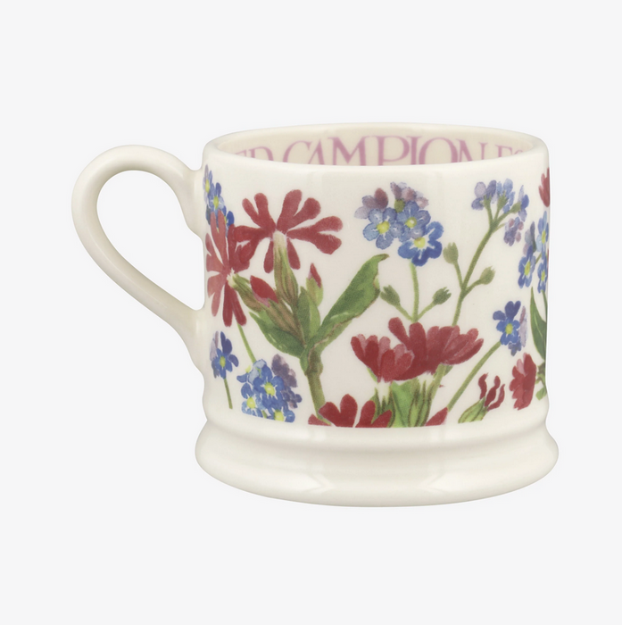 Emma Bridgewater Forget Me Not & Red Campion Small Mug