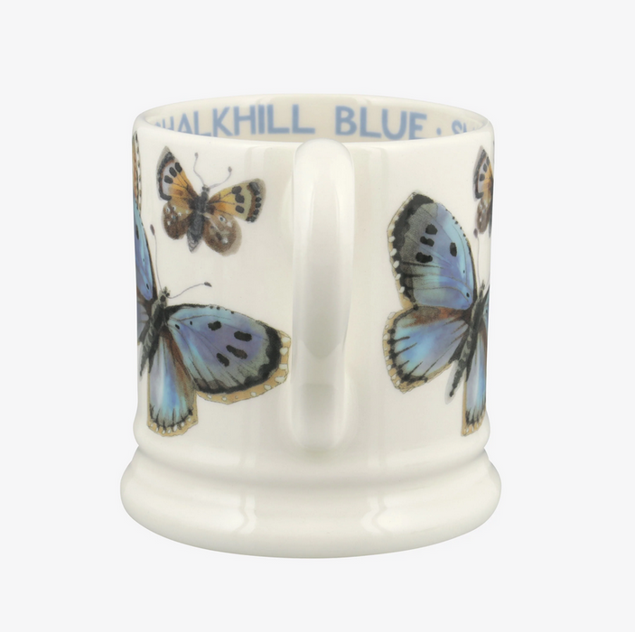 Emma Bridgewater Common Blue Butterfly 1/2 Pint Mug