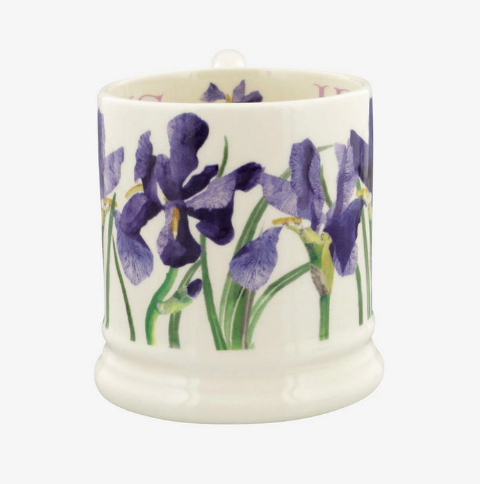 Emma Bridgewater Blue Iris 1/2 Pint Mug