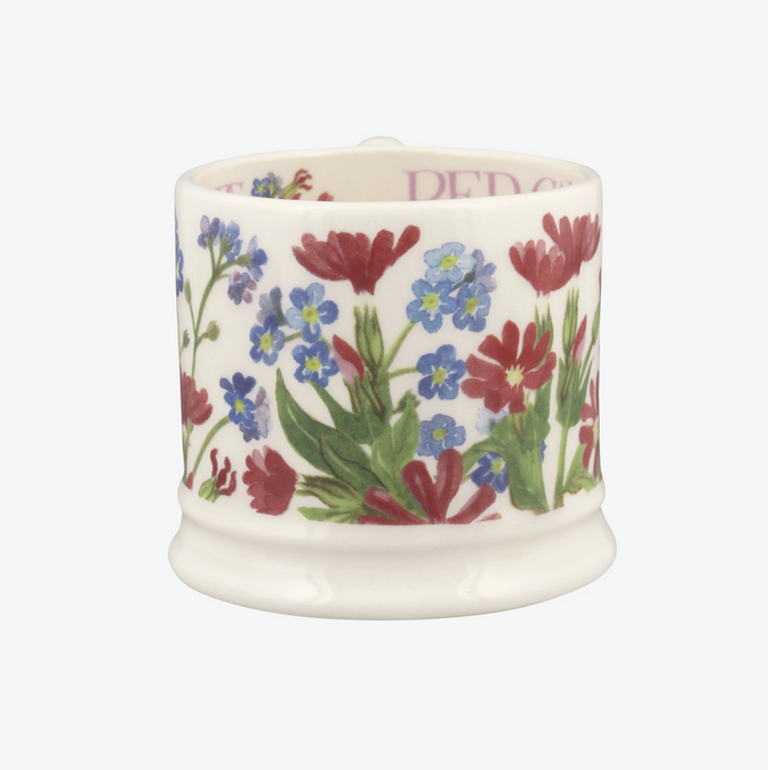 Emma Bridgewater Forget Me Not & Red Campion Small Mug