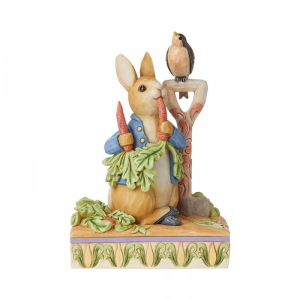 Disney Jim Shore Peter Rabbit Figurine - Then he ate some radishes