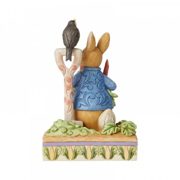 Disney Jim Shore Peter Rabbit Figurine - Then he ate some radishes