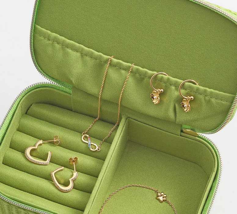 Estella Bartlett Green Mini Jewellery Box