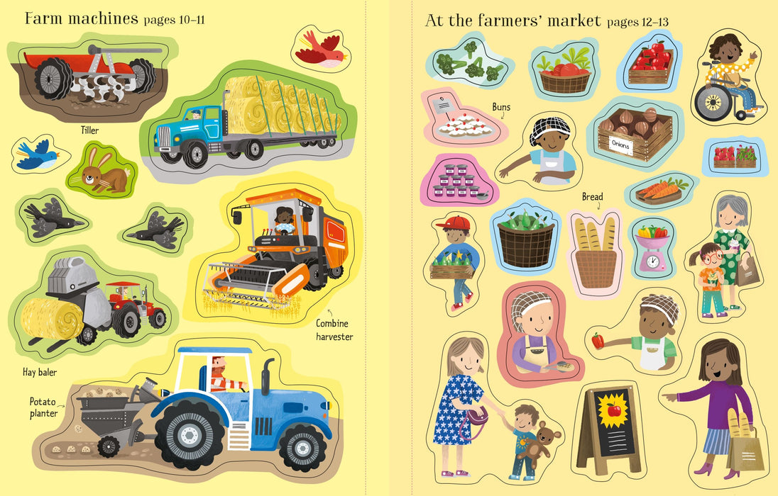 Usborne First Sticker Book Farm