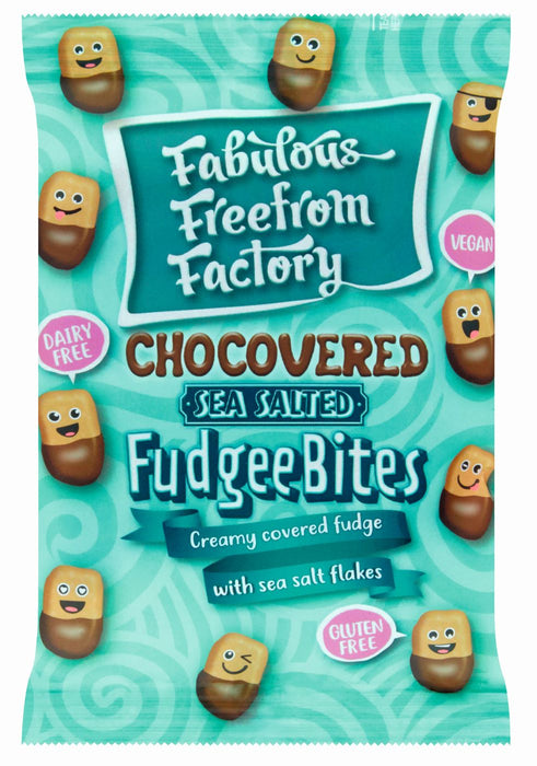Fabulous Free From Factory Chocovered Sea Salted Fudgee Bites