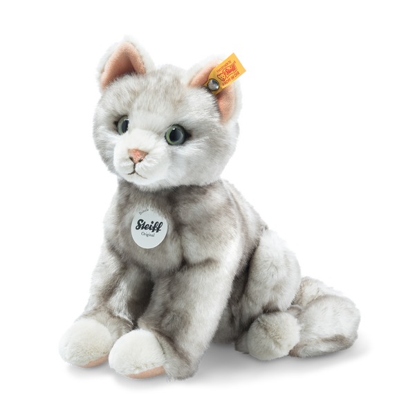 Steiff Filou Cat, Grey Tipped