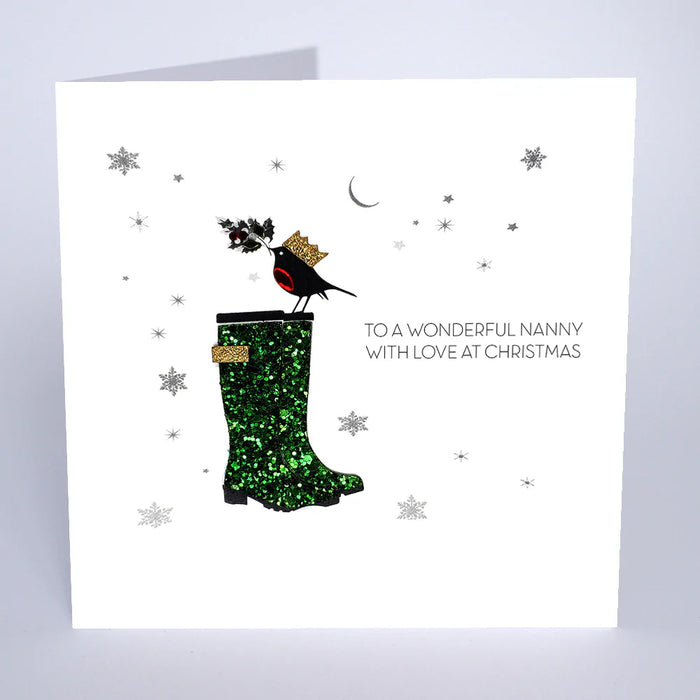 Five Dollar Shake - Wonderful Nanny Merry Christmas Card