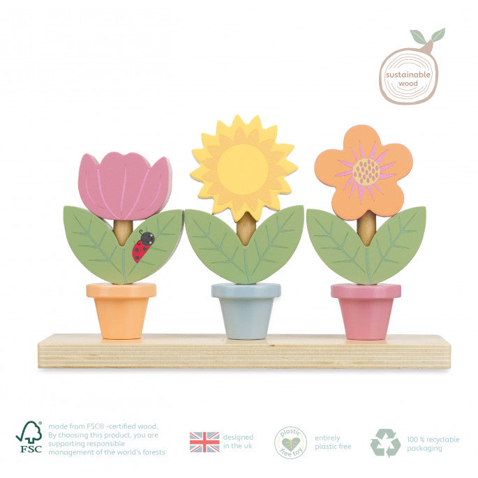 Orange Tree Stacking Flower Pots