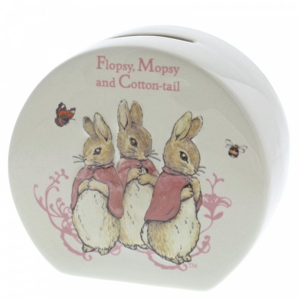 Beatrix Potter Flopsy, Mopsy & Cotton-tail Money Bank