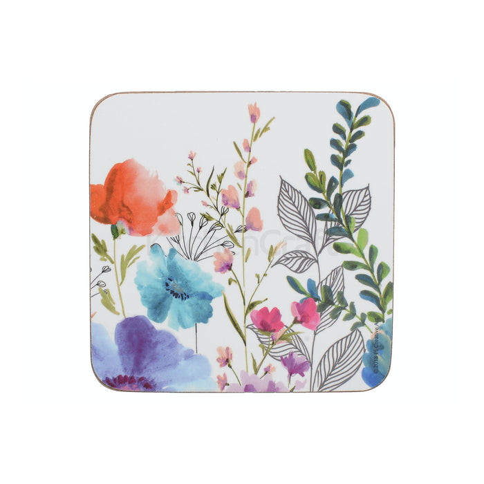 Into The Wild Floral Meadow Coasters (Pack of 6)