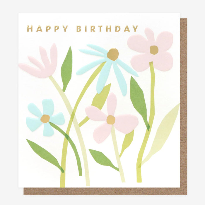 Caroline Gardner Flowers Birthday Card