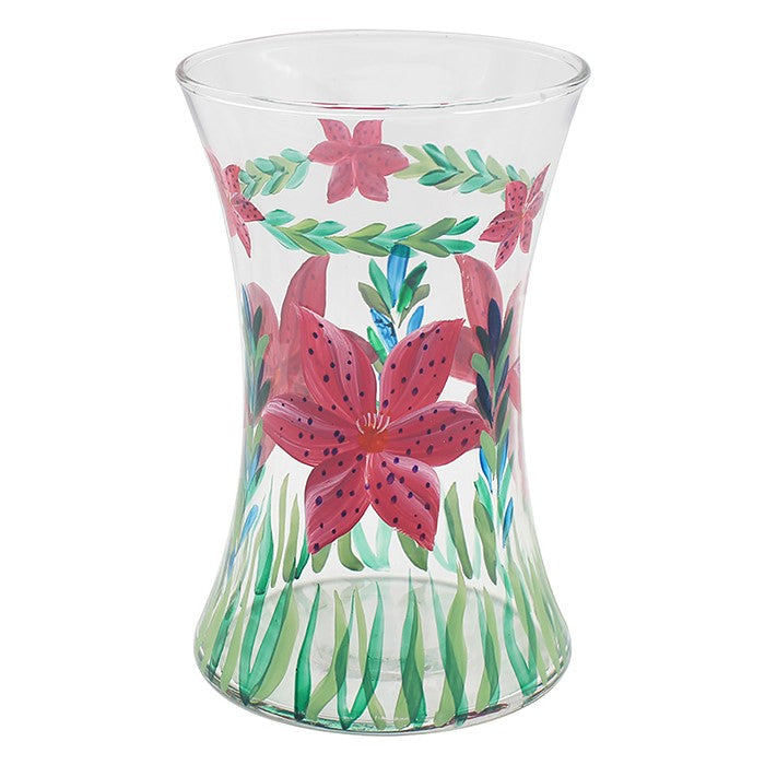 Flower Glass Vase Lily