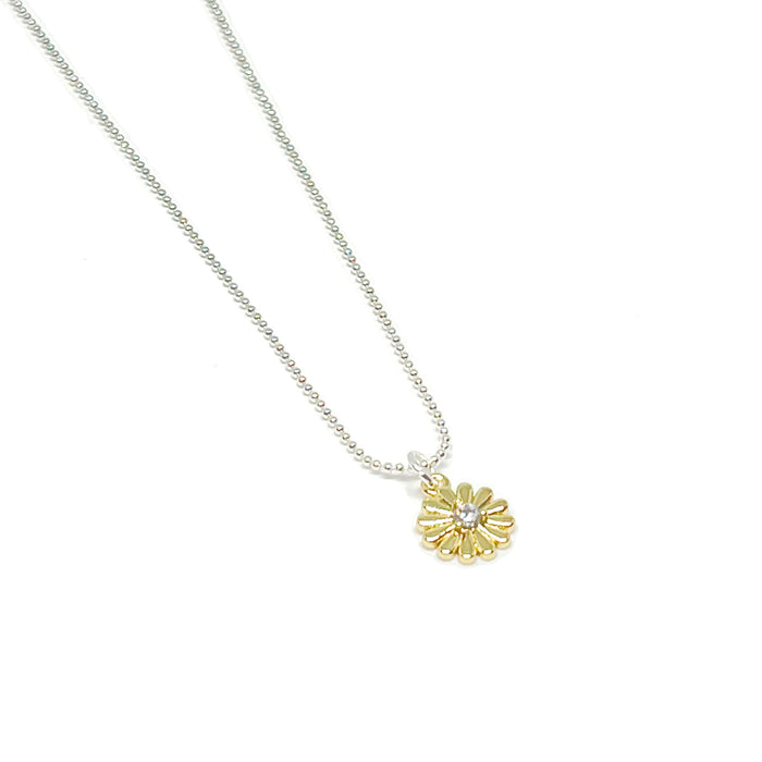 Clementine Freya Flower Necklace - Gold