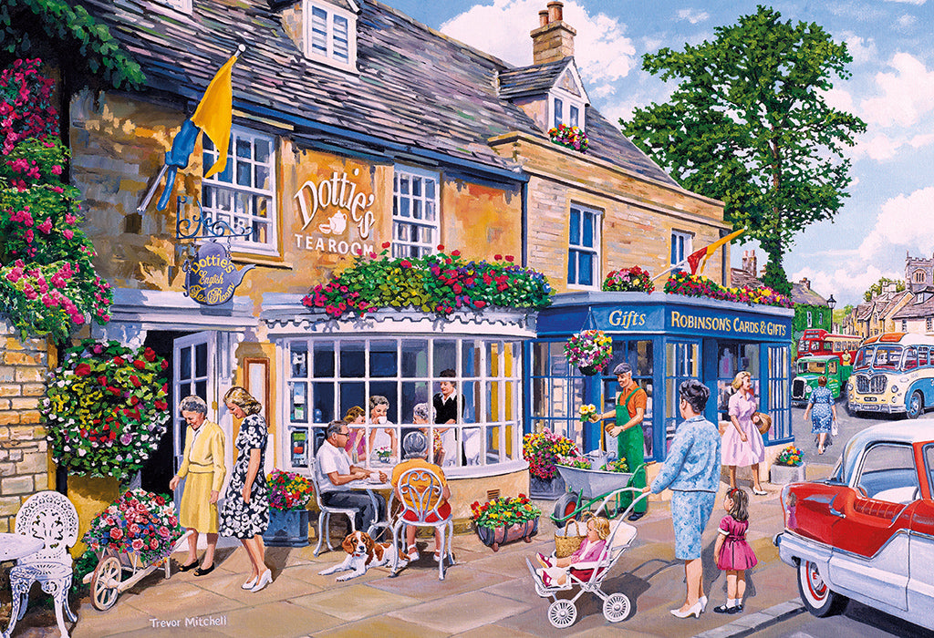 Gibsons The Gardeners Round 4 x 500pc Jigsaw Puzzles