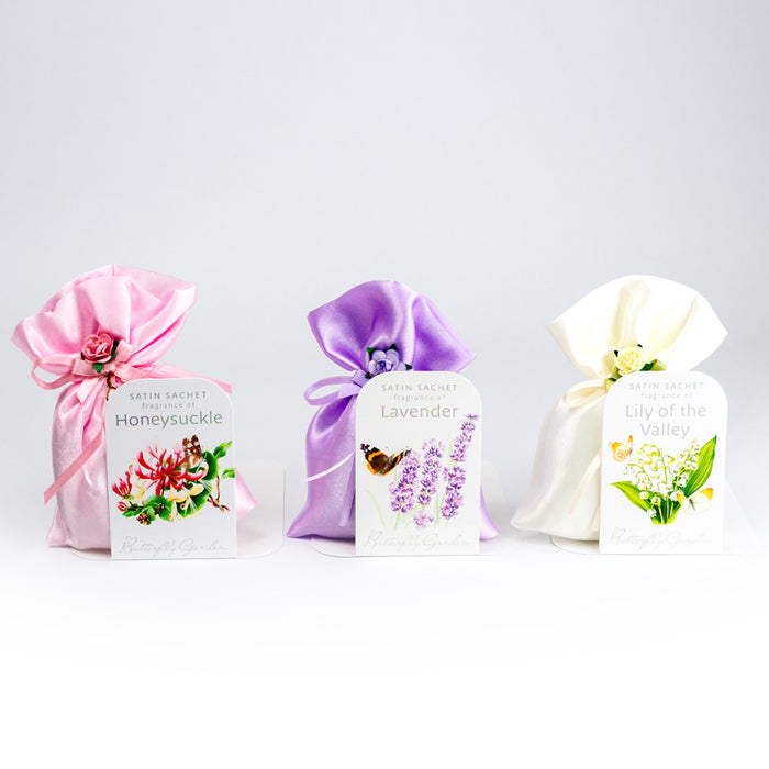 White Rose Aromatics Fragrant Satin Bag Lily of the Valley