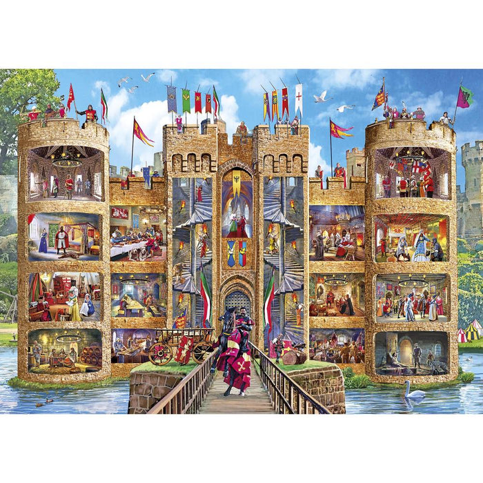 Gibsons Castle Cutaway 1000pc Jigsaw Puzzle