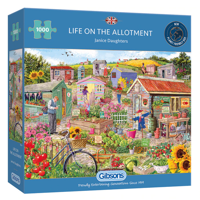 Gibsons Life On The Allotment 1000pc Jigsaw Puzzle