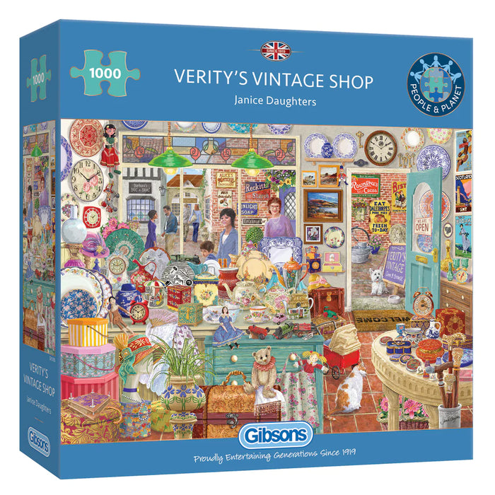 Gibsons Verity's Vintage Shop 1000pc Jigsaw Puzzle