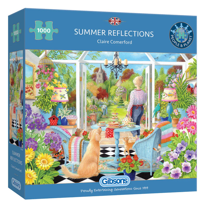 Gibsons Summer Reflections 1000pc Jigsaw Puzzle