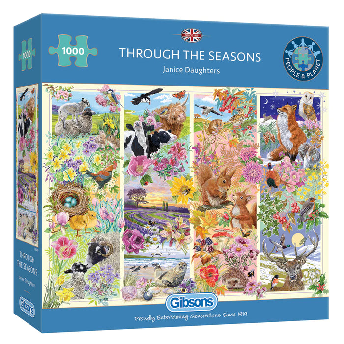 Gibsons Through The Seasons 1000pc Jigsaw Puzzle