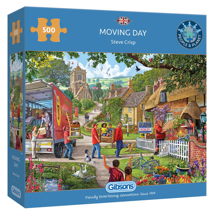 Gibsons Moving Day 500 Piece Jigsaw Puzzle
