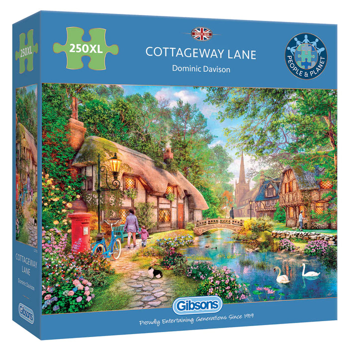 Gibsons Cottageway Lane 250 XL pc Jigsaw Puzzle
