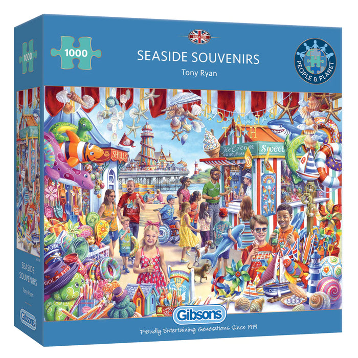 Gibsons Seaside Souvenirs 1000pc Jigsaw Puzzle