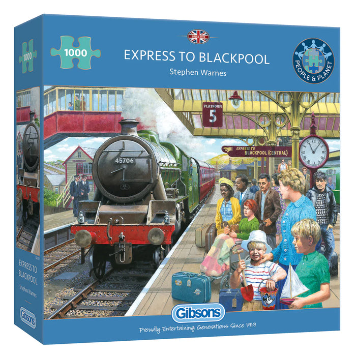 Gibsons Express To Blackpool 1000pc Jigsaw Puzzle