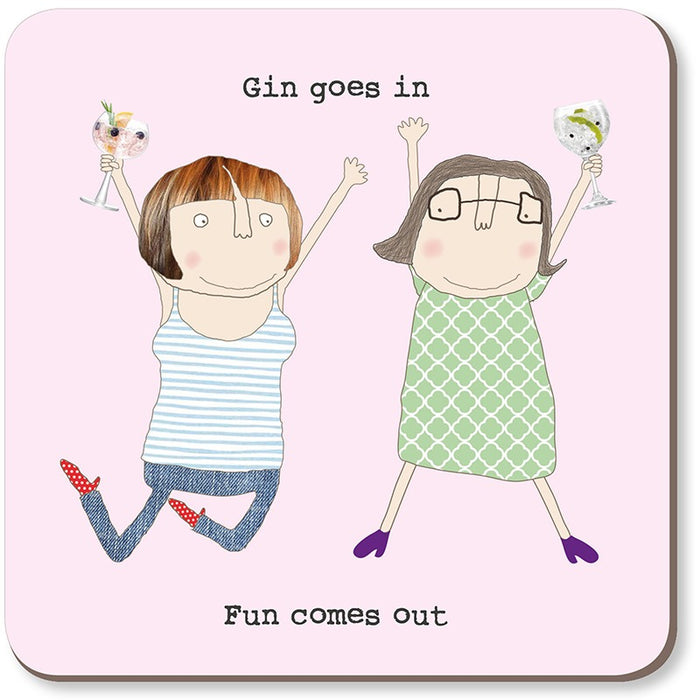 Rosie Made A Thing Coaster - Gin