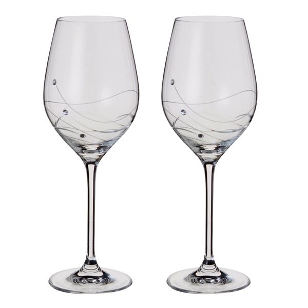 Dartington Glitz Wine Glass Pair