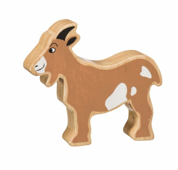 Lanka Kade Wooden Toy Natural Brown Goat