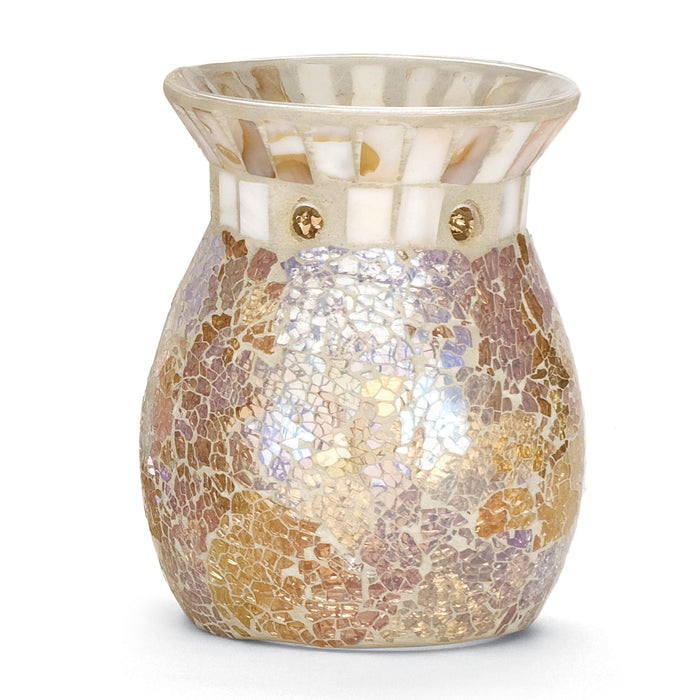 Yankee Candle Gold and Pearl Crackle Melt Warmer