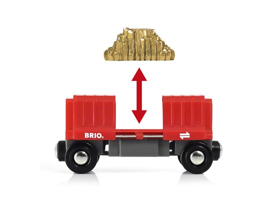 Brio Gold Load Cargo Wagon