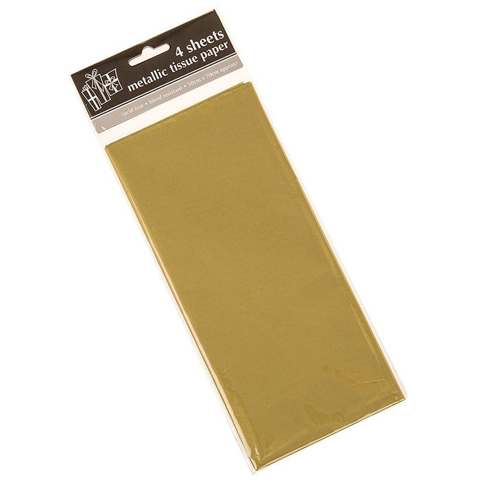 Tissue Paper Gold - 4 Sheets