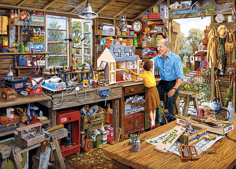 Gibsons Grandads Workshop 1000pc Jigsaw Puzzle