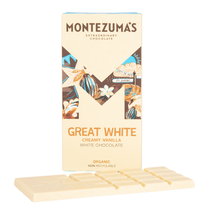 Montezuma Creamy Vanilla White Chocolate Bar