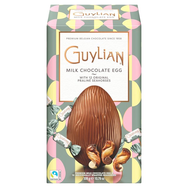 Guylian Milk Chocolate Easter Egg With 12 Praline Seahorses