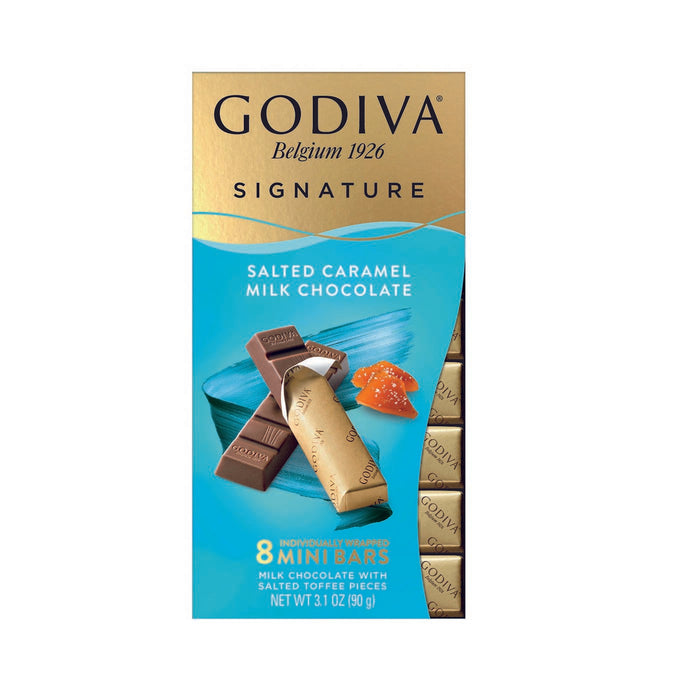 Godiva Signature Salted Caramel Milk Chocolate Mini Bars
