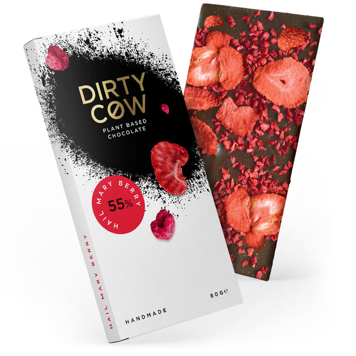 Dirty Cow Dairy Free Chocolate Bar - Hail Mary Berry
