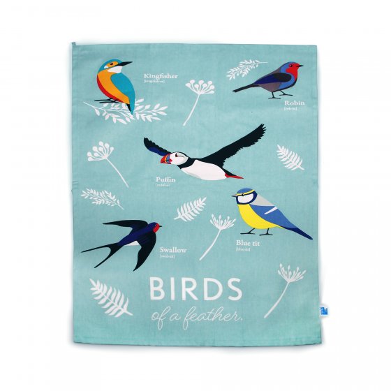 RSPB Birds Tea Towel