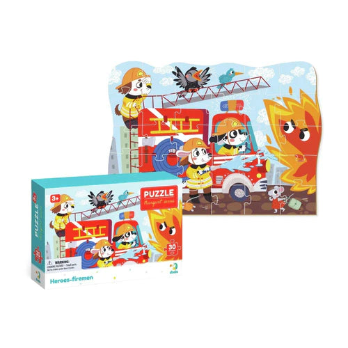 Dodo Feuerwehrhelden Puzzle – 30 Teile, 26,9 X 20,1 Cm, Für Kinder Ab 3 Jahren, Pädagogisch & Bunt