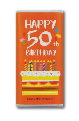 Happy 50th Chocolate Bar