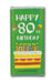 80th Birthday Chocolate Bar - Maple Stores