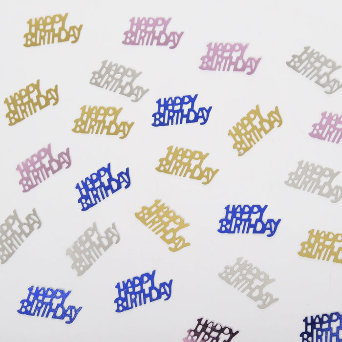 Table Scatter - Happy Birthday
