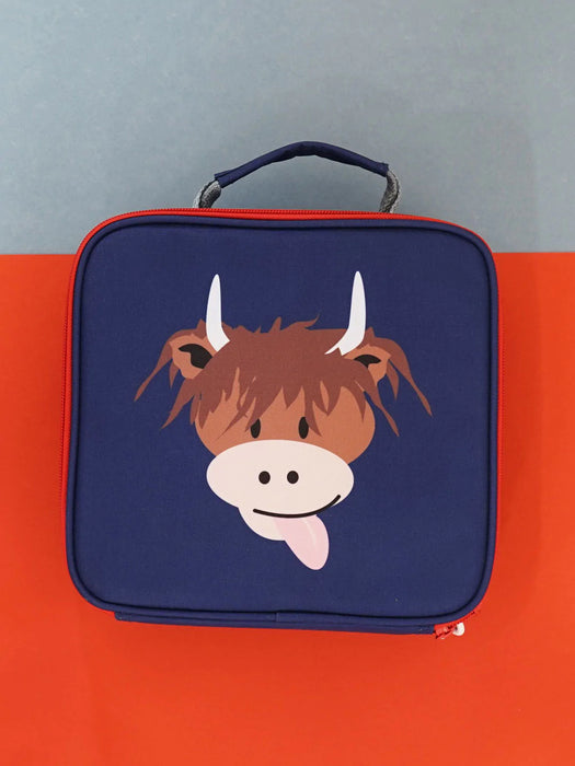 Blade and Rose Highland Cow Lunch Bag